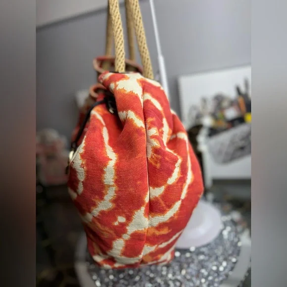 Michael Kors Marina large tie-dye canvas tote EUC - Picture 7 of 13